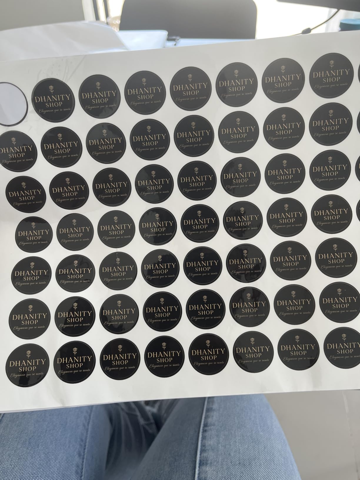 VulgrCo Custom Stickers, Image or Text- Vinyl Custom Labels Stickers Personalized - Waterproof, Dishwasher Safe, Fade Resistant, UV Protected Business Labels