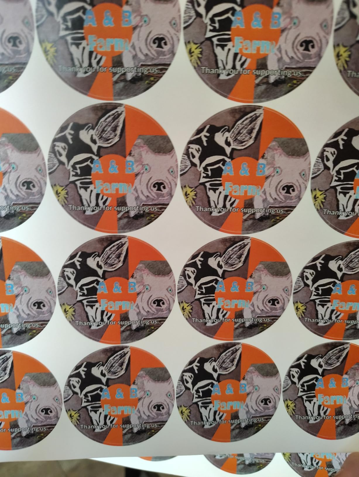VulgrCo Custom Stickers, Image or Text- Vinyl Custom Labels Stickers Personalized - Waterproof, Dishwasher Safe, Fade Resistant, UV Protected Business Labels