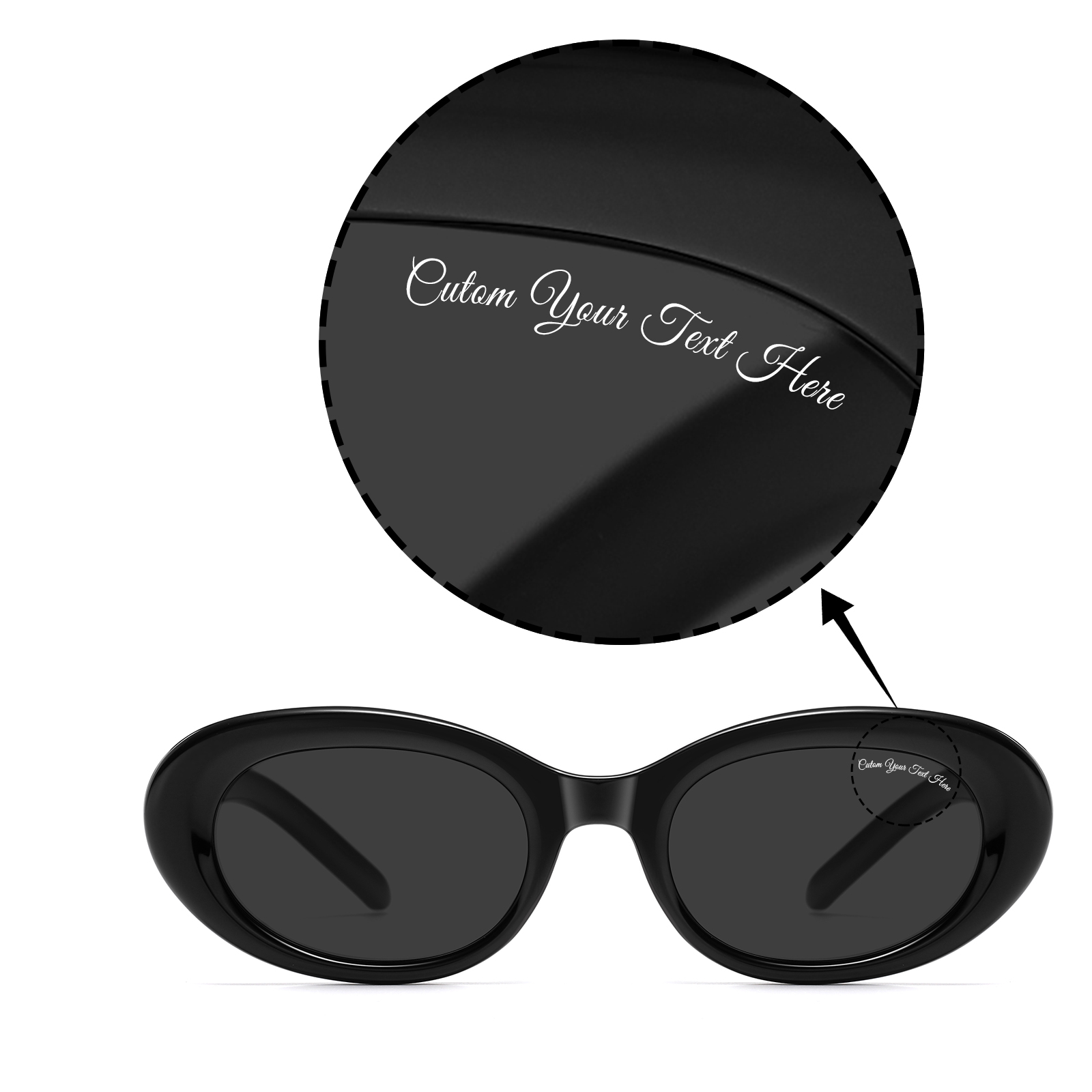 mosanana Oval Cat Eye Sunglasses for Women Retro Y2K Style MS52372 Geometric Stylish Temples, UV400 Protection, Designed for Daily Outfits, Travel and Fashion Looks