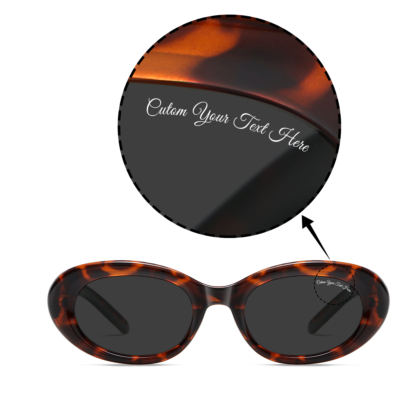 mosanana Oval Cat Eye Sunglasses for Women Retro Y2K Style MS52372 Geometric Stylish Temples, UV400 Protection, Designed for Daily Outfits, Travel and Fashion Looks