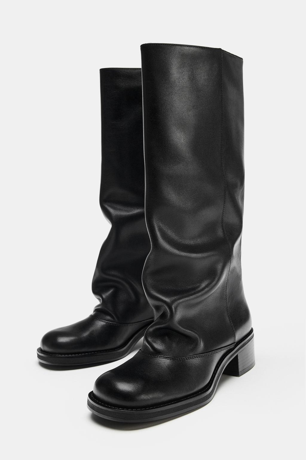 BOTTES MOTARDES EN CUIR