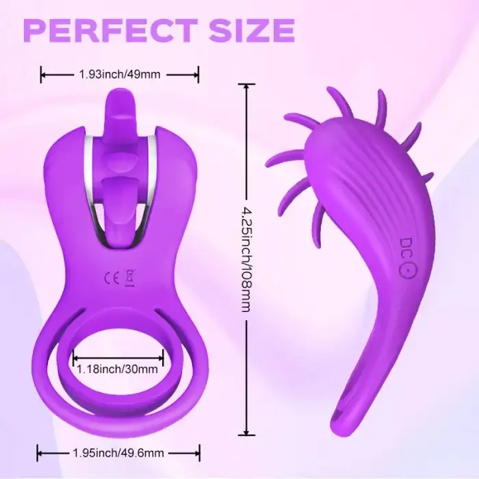 💥Passion Meet Performance series for couples -👑Roxy Vibrator Ring