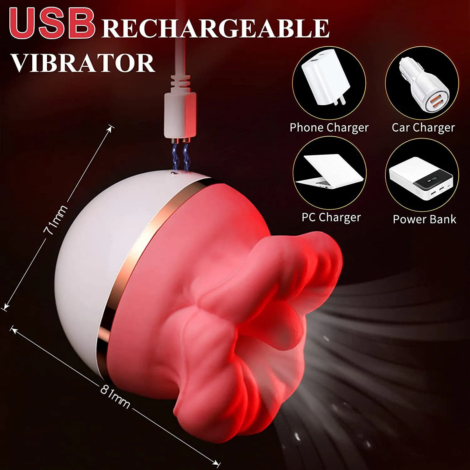 🎁2023 new product promotion 49% off😍-🎁🎁Rose Kiss😍gentle but stimulating😍-suzhom