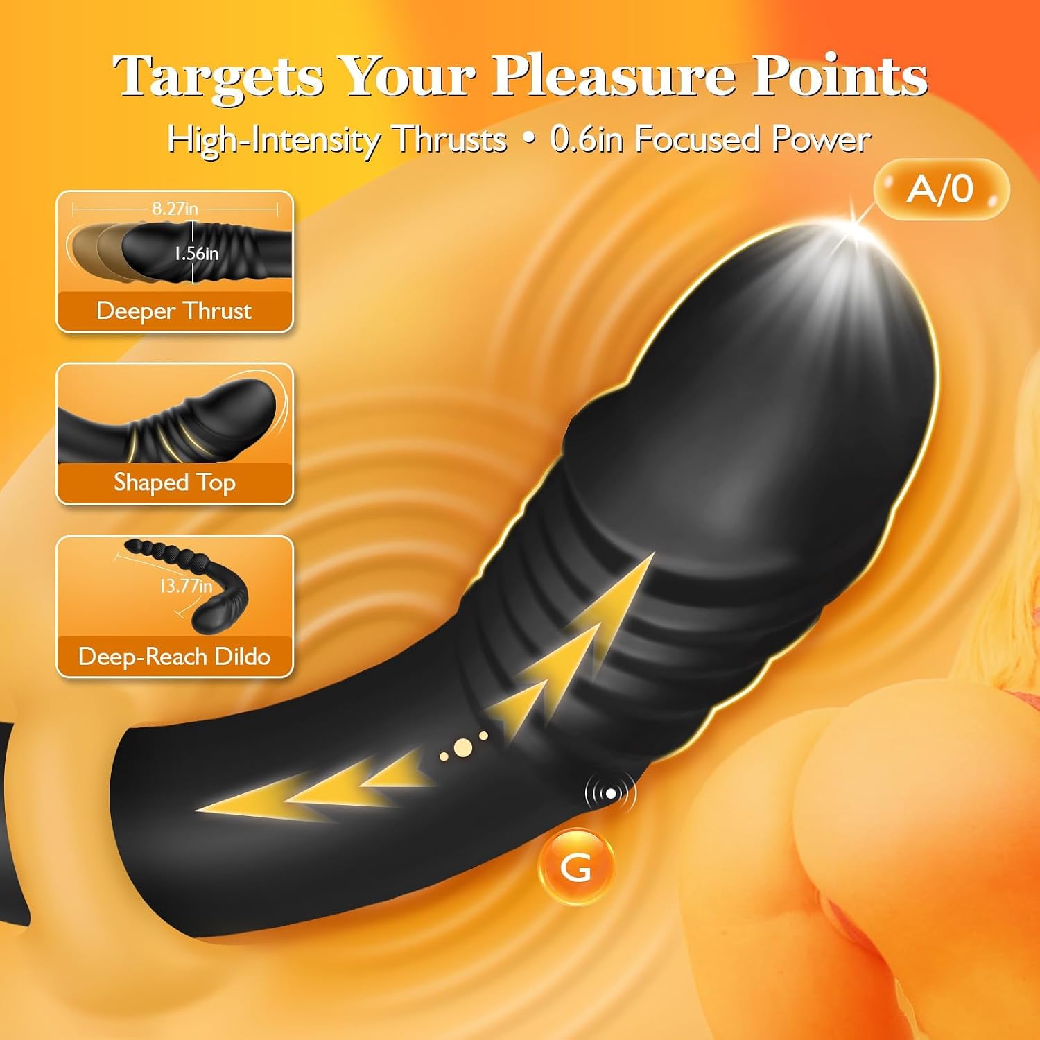 Smart Dual-Ended Telescopic Anal Toy-Black Mamba