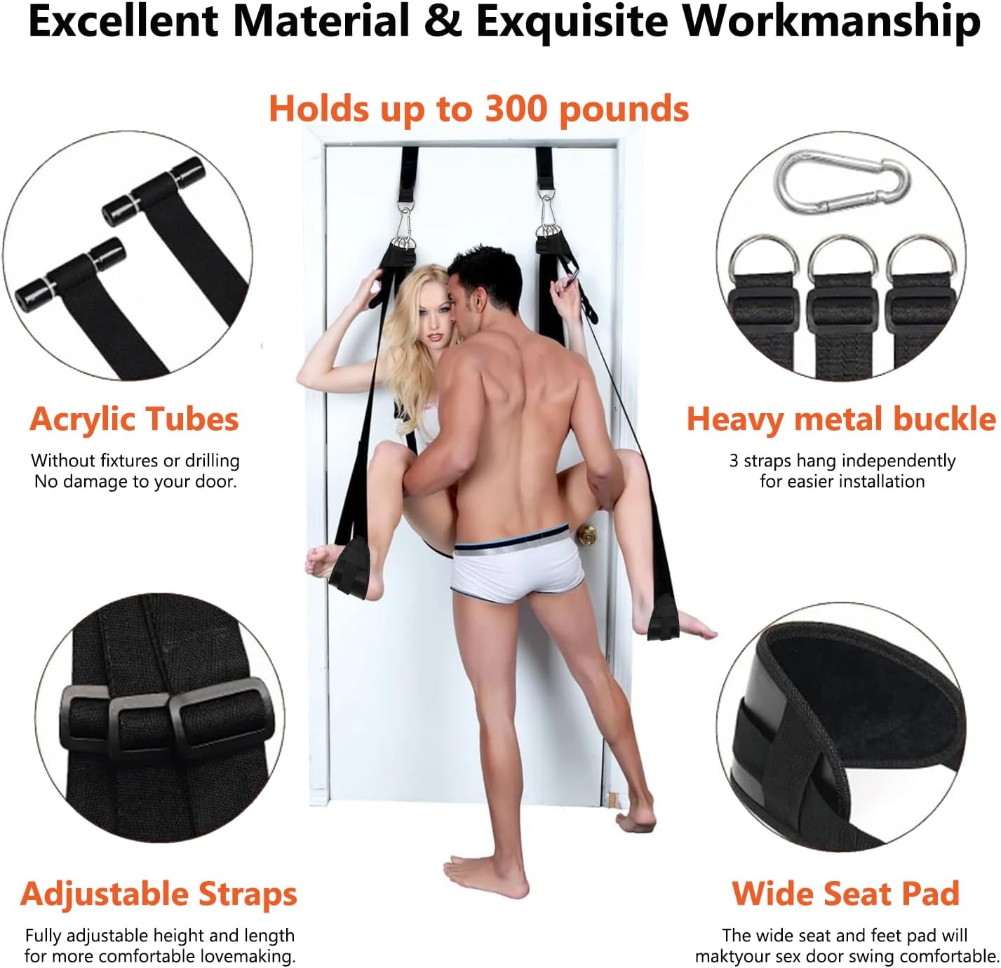 💥💥This Week's Special Price $34.99-😍Newest Door Sex Toys Sex Swing