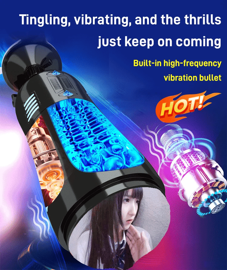 Fully automatic retractable decompression cup, no need to hold it by hand