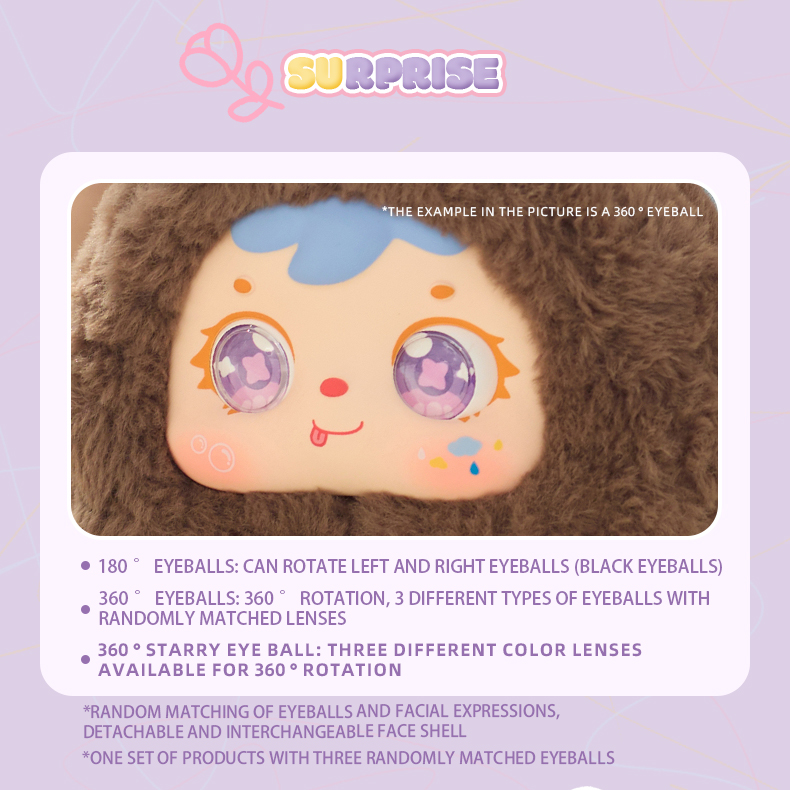 Samuel Cute Pet Backpack Blind Box, Large Plush Doll Backpack Collectible Toy MR1075