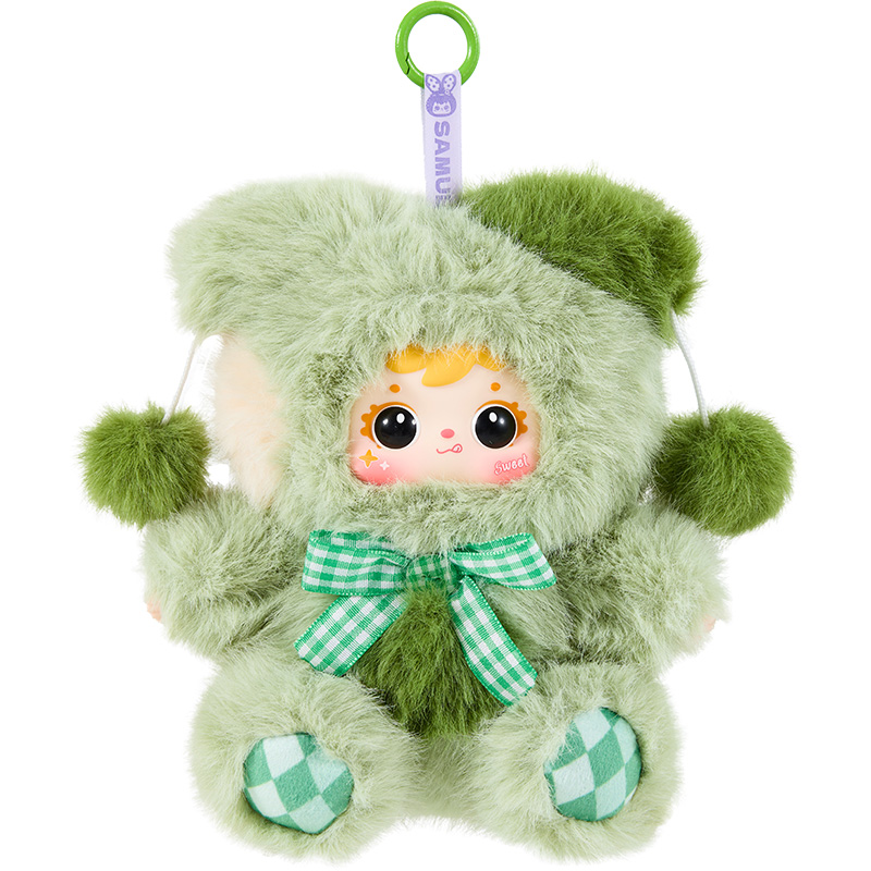 Samuel Good Times Series Plush Blind Box, Rotatable Eyeball Collectible Doll