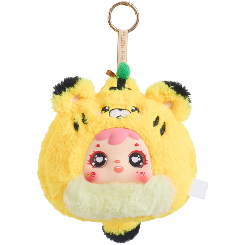 Samuel Fruit Animal Park Pendant Blind Box, Cute Plush Keychain Collectible Doll