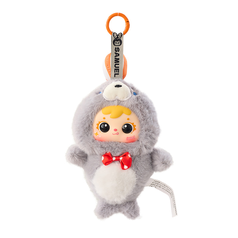 Samuel Plush Pendant Blind Box MR5028, Cute Collectible Doll Keychain with 3% Rare Hidden Variant, Ocean Story Series