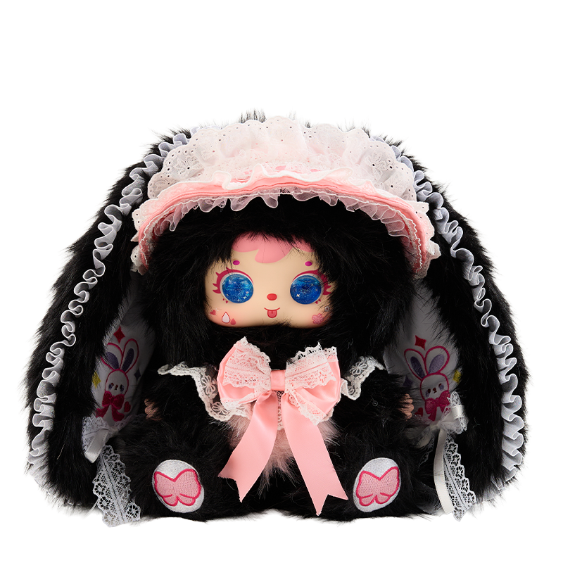 Samuel Rabbit and Fairy II 680% Plush Blind Box, Rotatable Eyeball Interchangeable Face Shell Collectible Doll