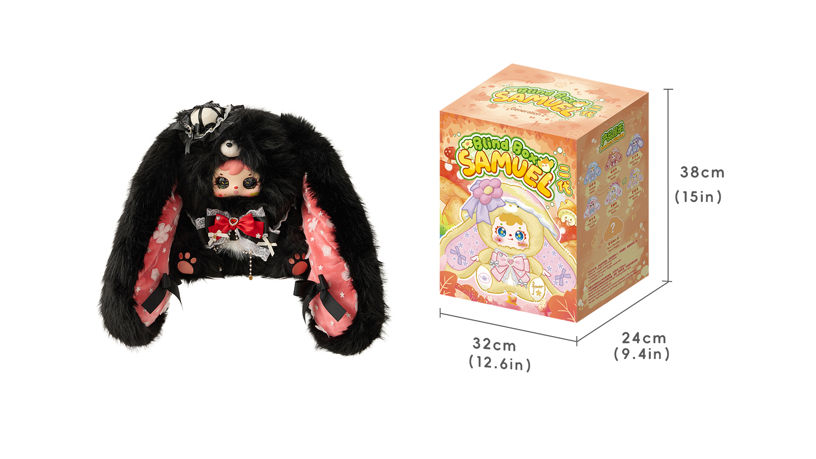 Samuel Rong'er Xianzong Second‑Generation 800% Plush Blind Box, Large Collectible Plush Doll