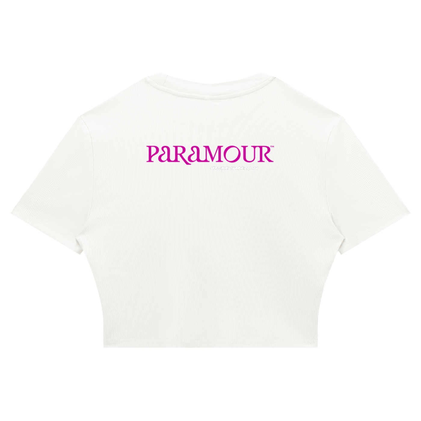 Women's Slim Ribbed Crop T-Shirt