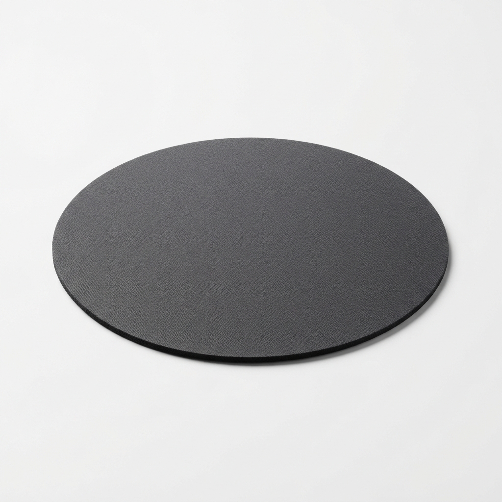 Dark grey soft PU mouse pad