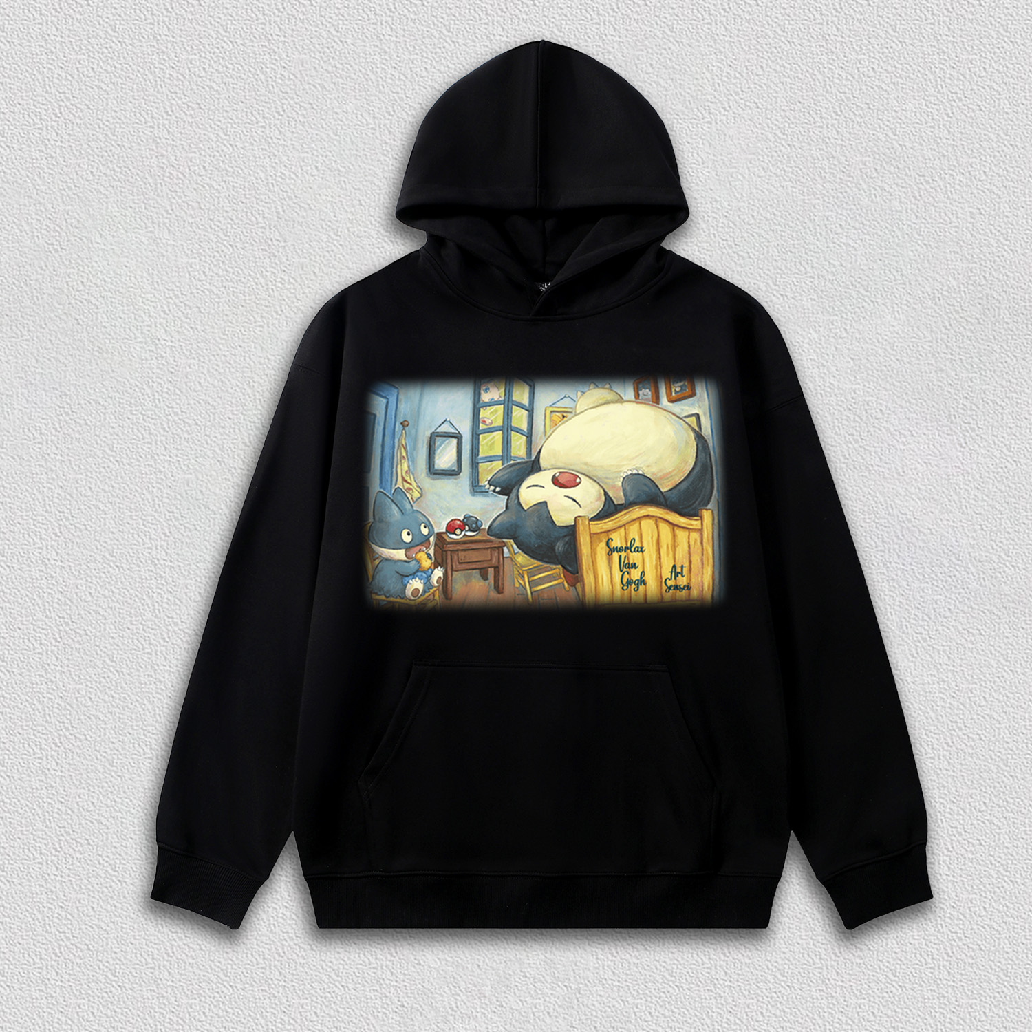 SNORLAX VAN GOGH HOODIES