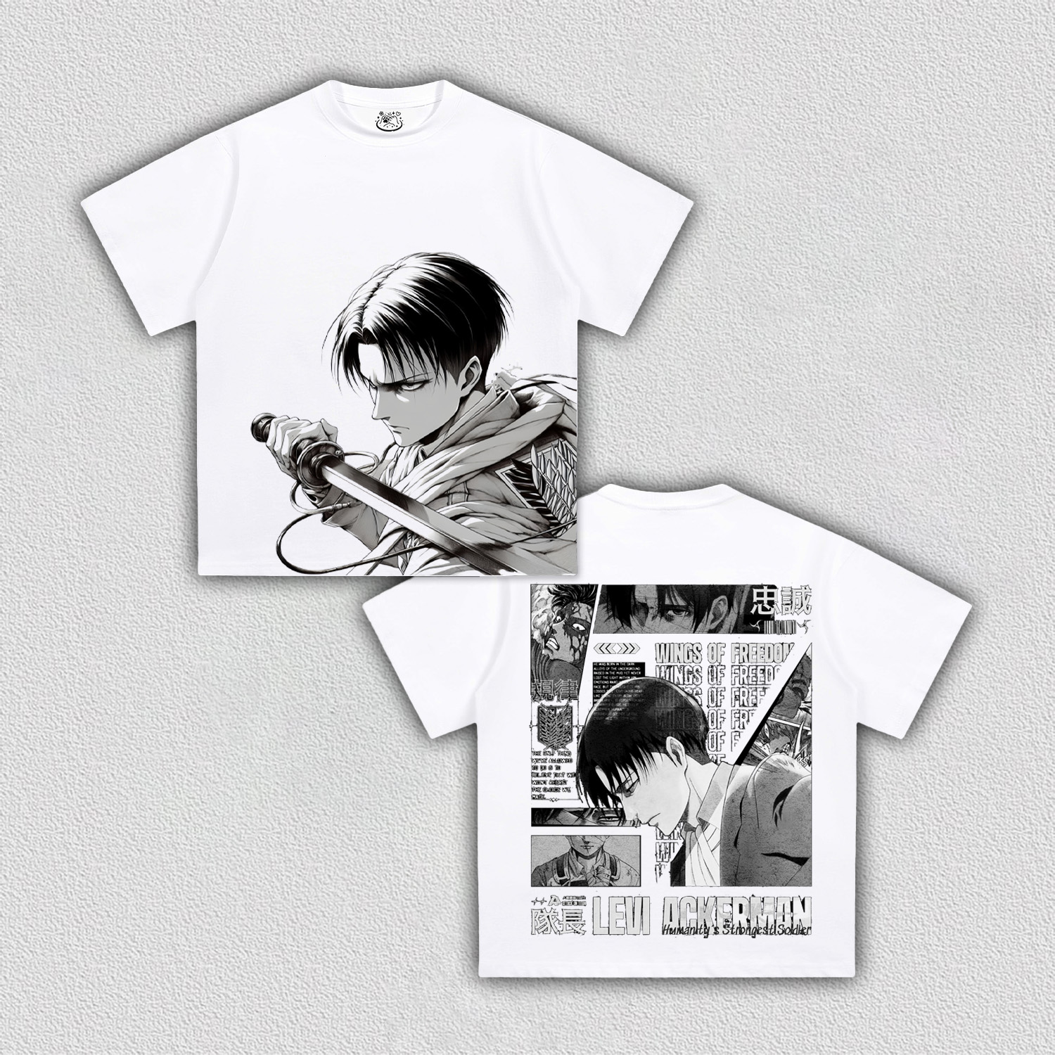 Attack on Titan Levi Ackerman V2 TEE