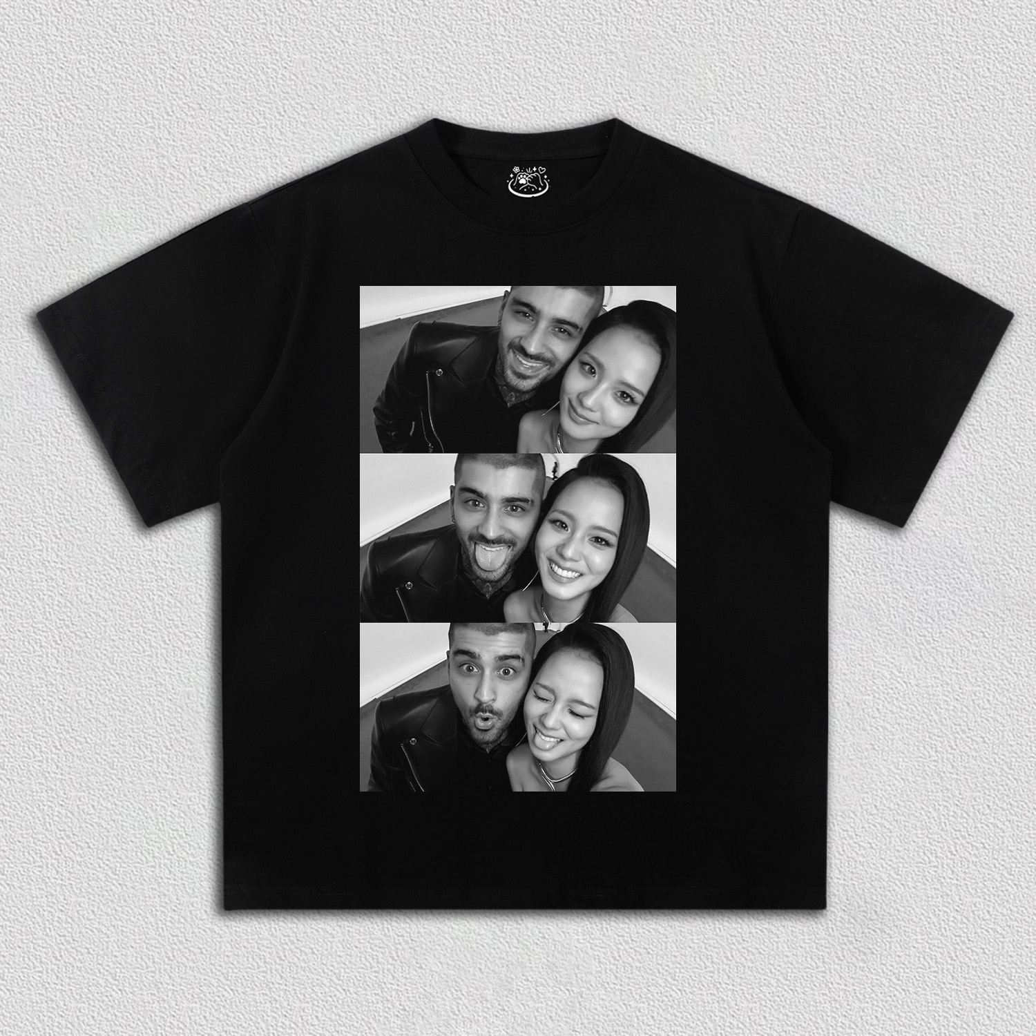JISOO&ZAYN  EYESCLOSED TEE