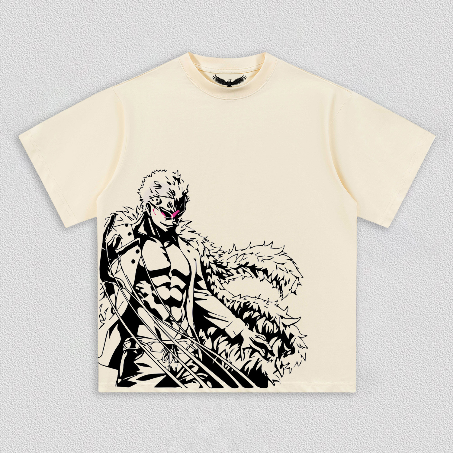 DOFLAMINGO ANIME INSPIRED VINTAGE TEE丨ONE PIECE-[FRONT]