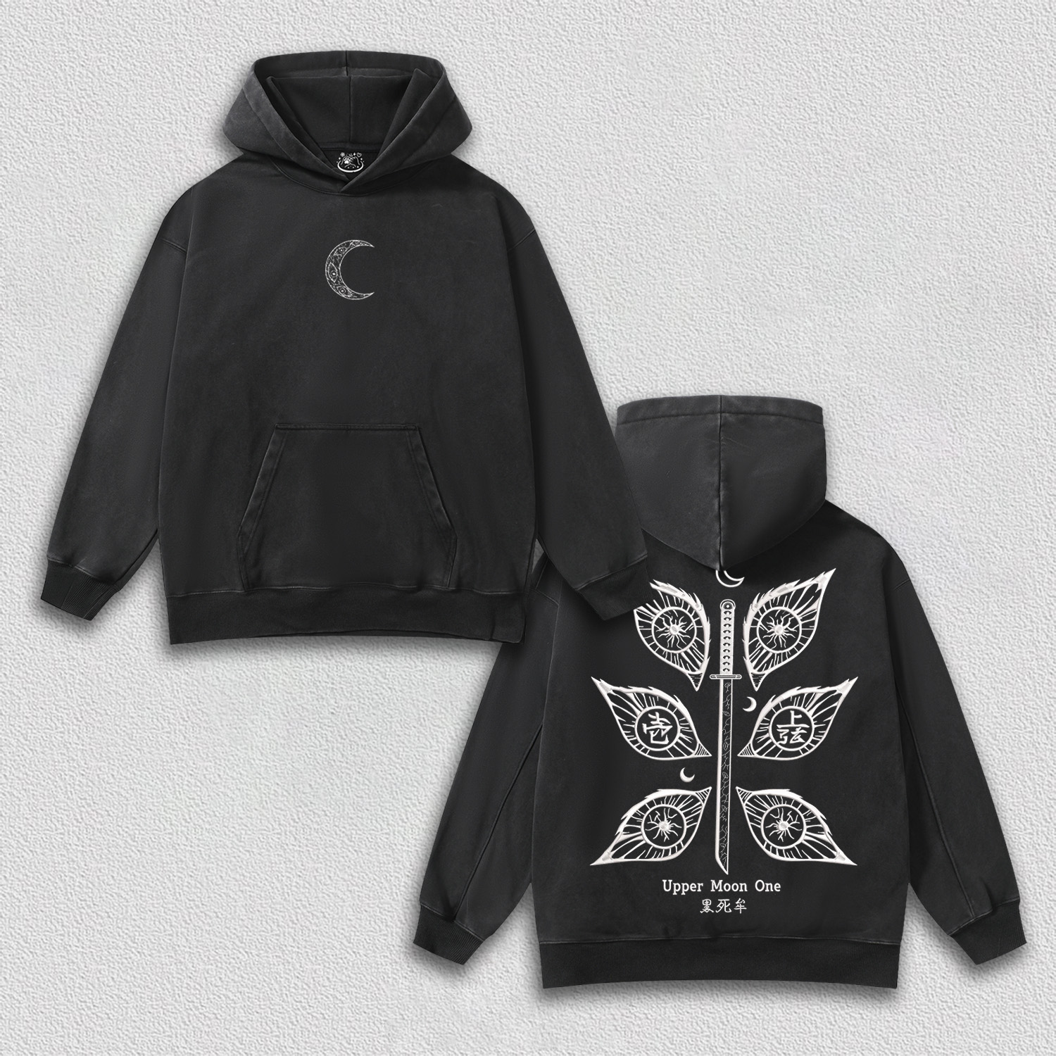KOKUSHIBO DEMON SLAYER UNISEX WASHED-[DS]
