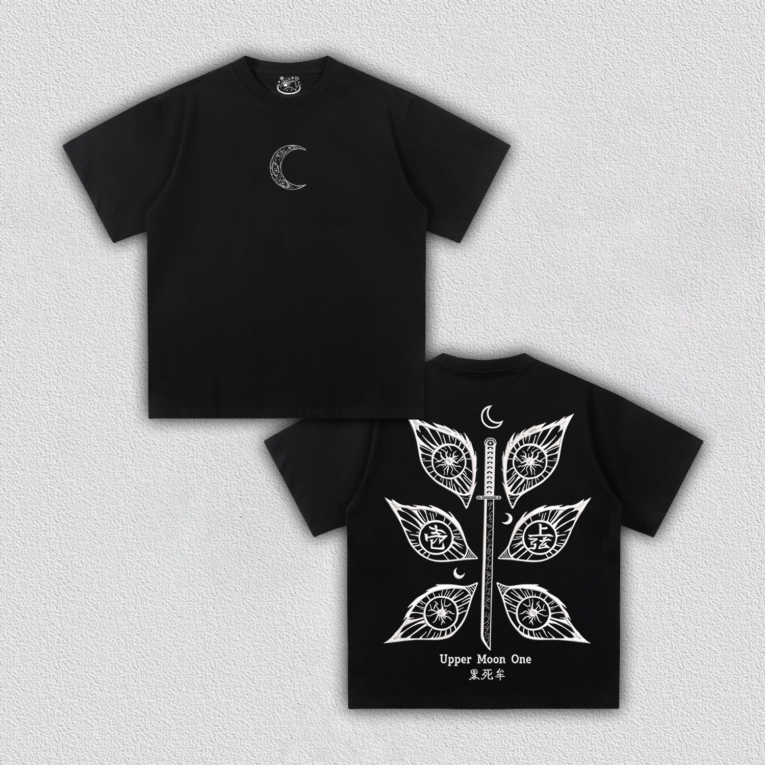 KOKUSHIBO DEMON SLAYER UNISEX WASHED T-SHIRT-[DS]