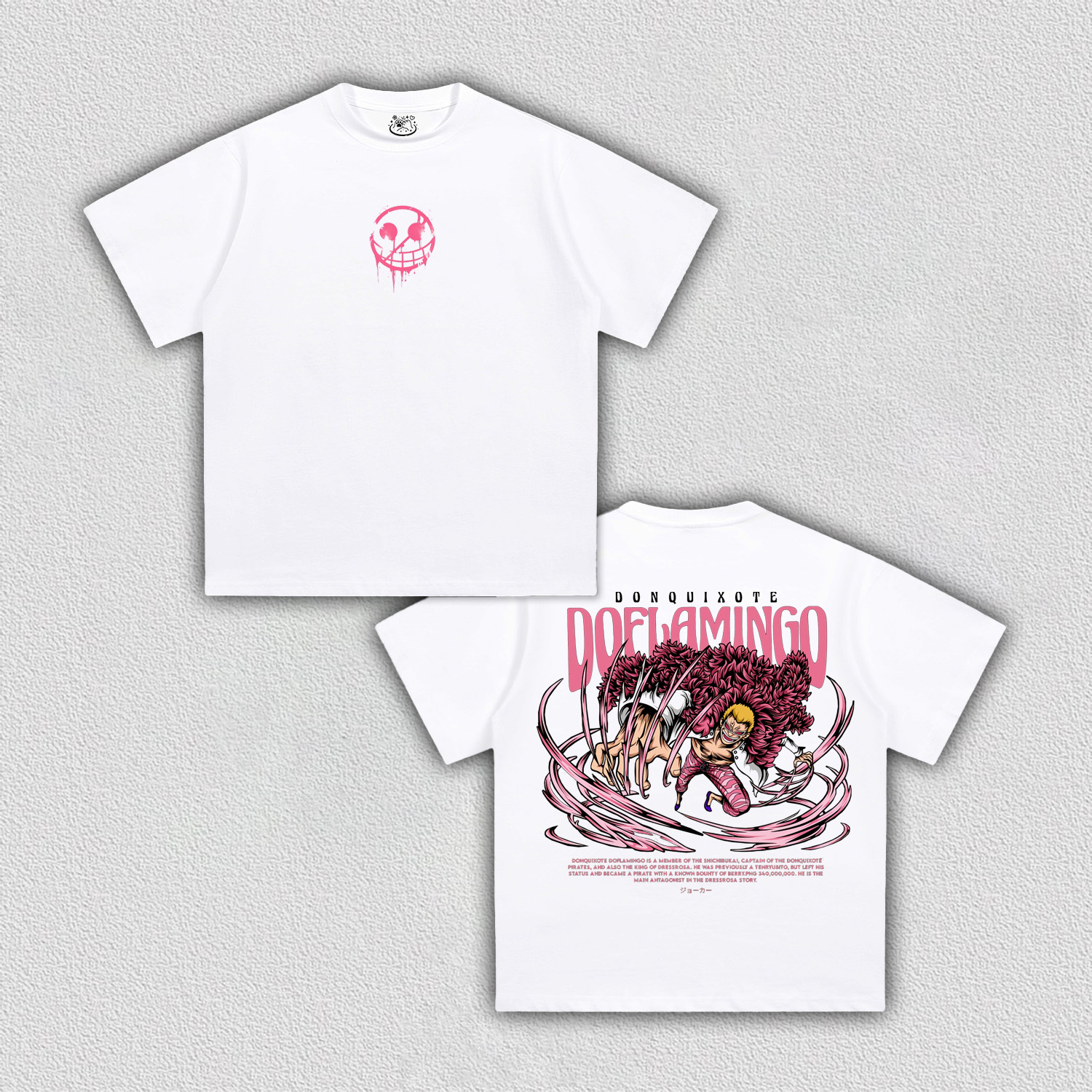 DONQUIXOTE DOFLAMINGO ANIME INSPIRED VINTAGE TEE丨ONE PIECE-[DS]