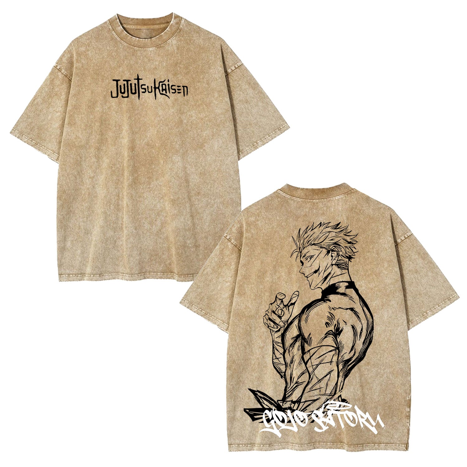 JUJUTSU KAISEN ANIME OVERSIZED TEE -[DS]