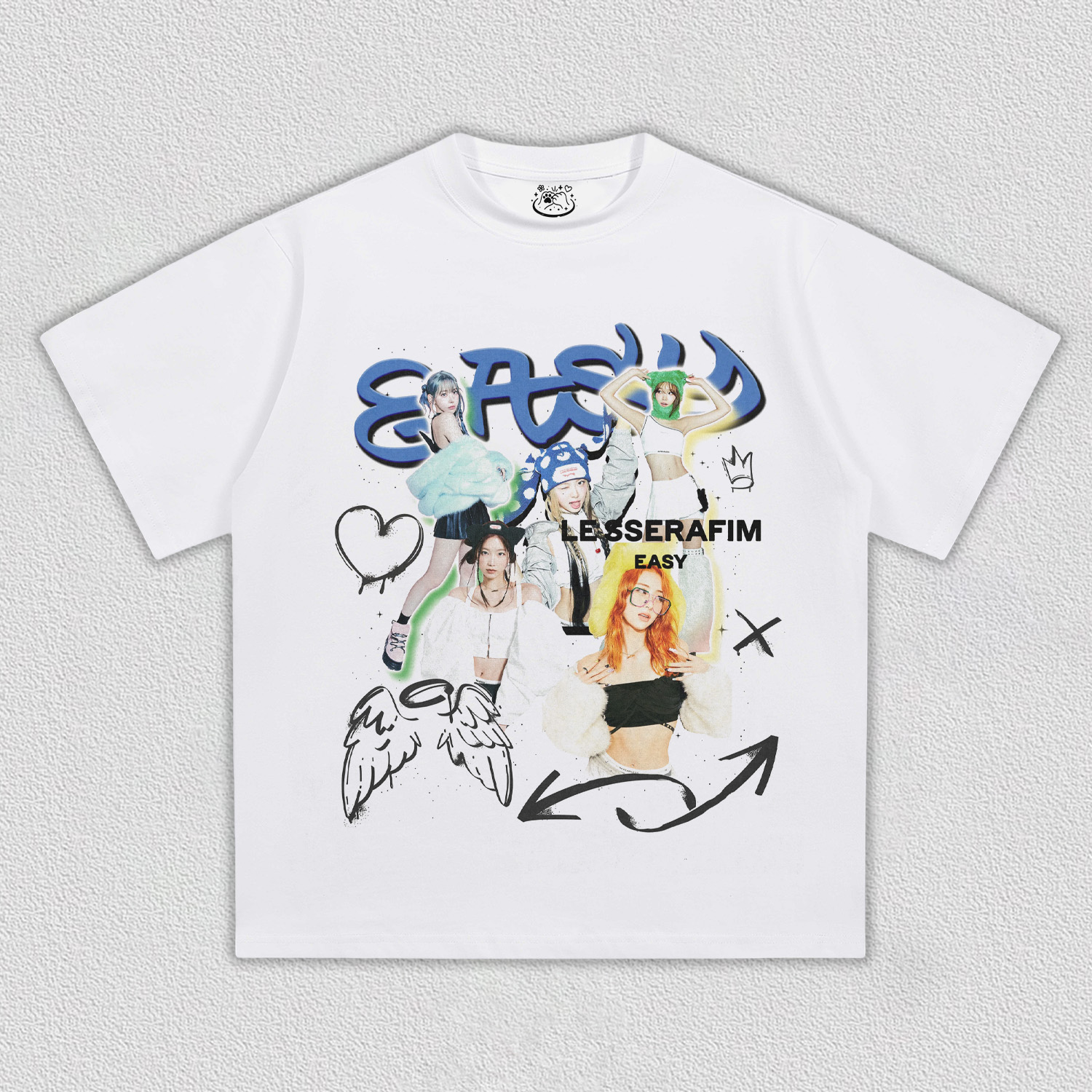 LE SSERAFIM TEE-3
