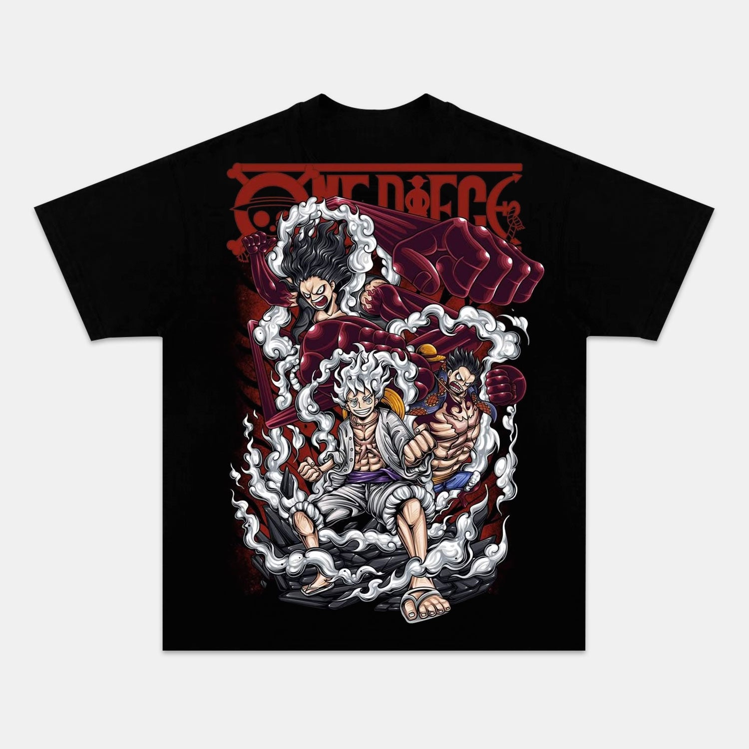 LUFFY ANIME INSPIRED VINTAGE TEE丨ONE PIECE-[BACK]