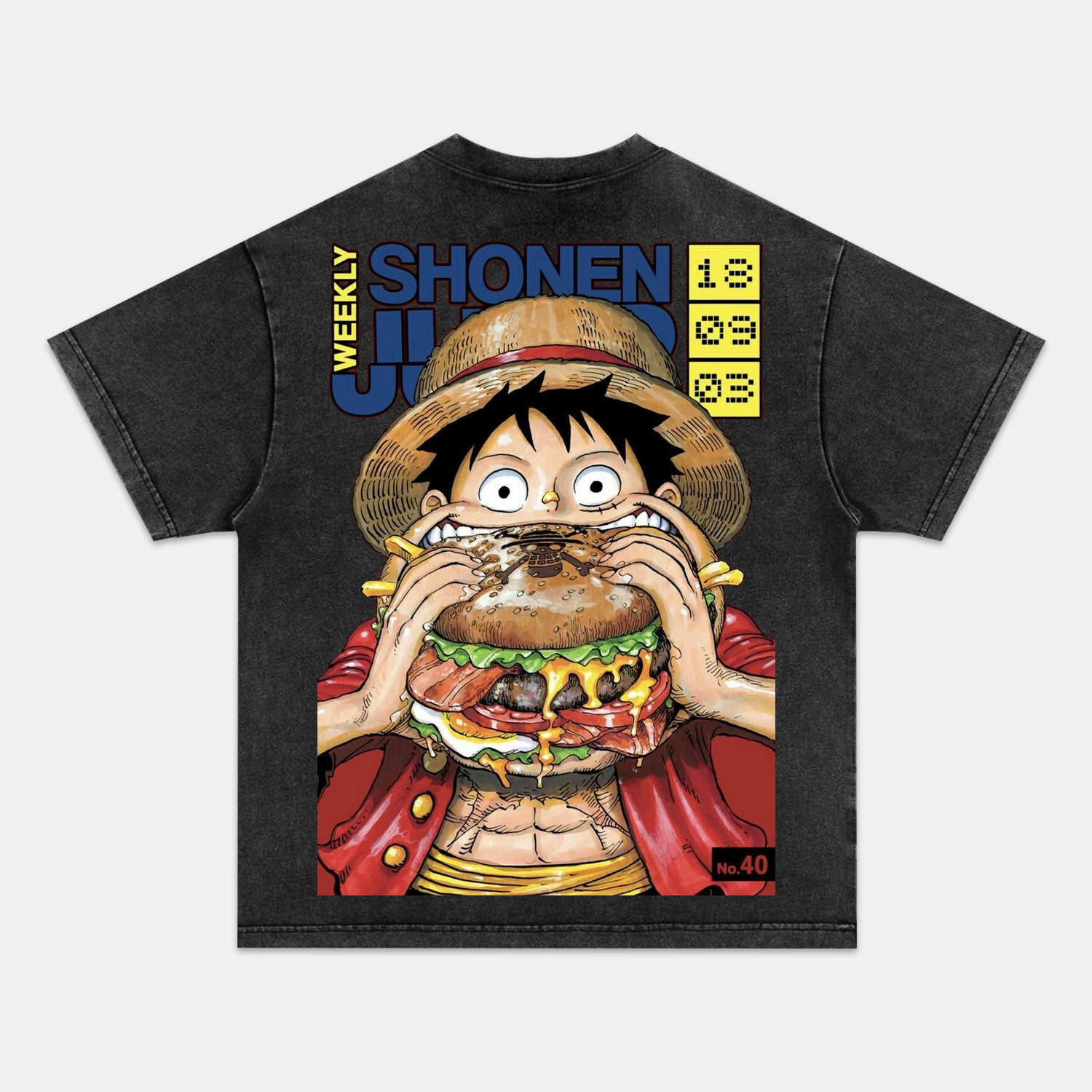 LUFFY ANIME INSPIRED VINTAGE TEE丨ONE PIECE-[BACK]