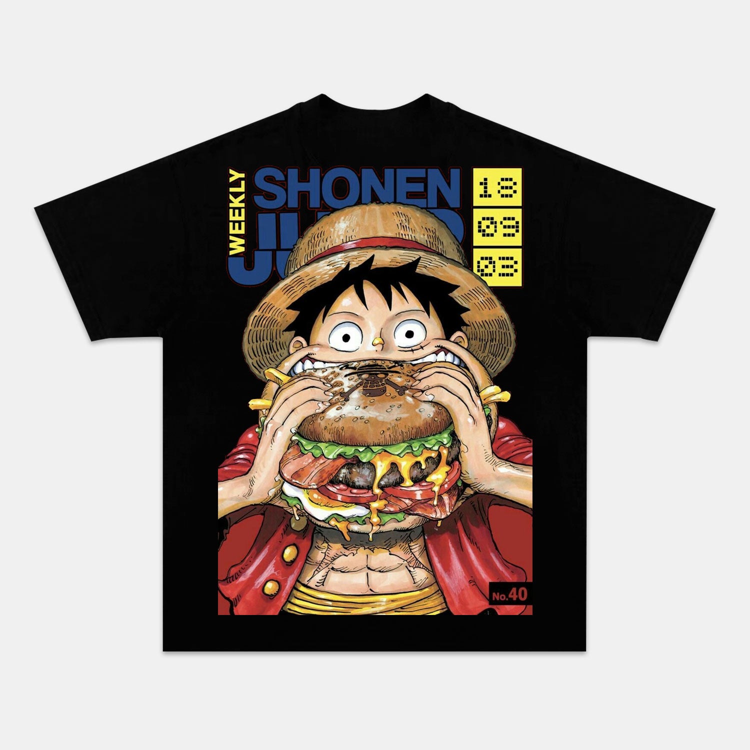 LUFFY ANIME INSPIRED VINTAGE TEE丨ONE PIECE-[BACK]