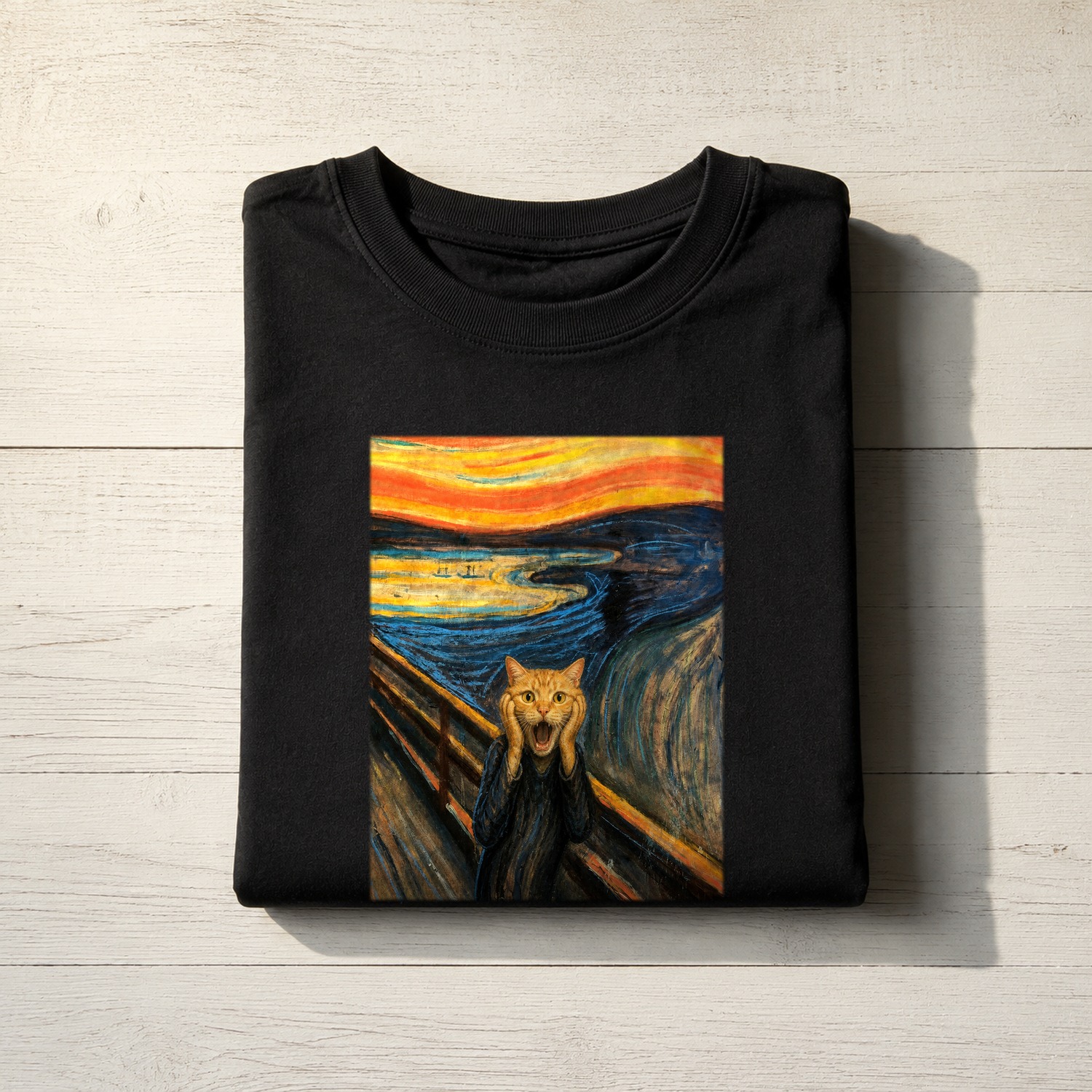 THE CAT SCREAM T-SHIRT