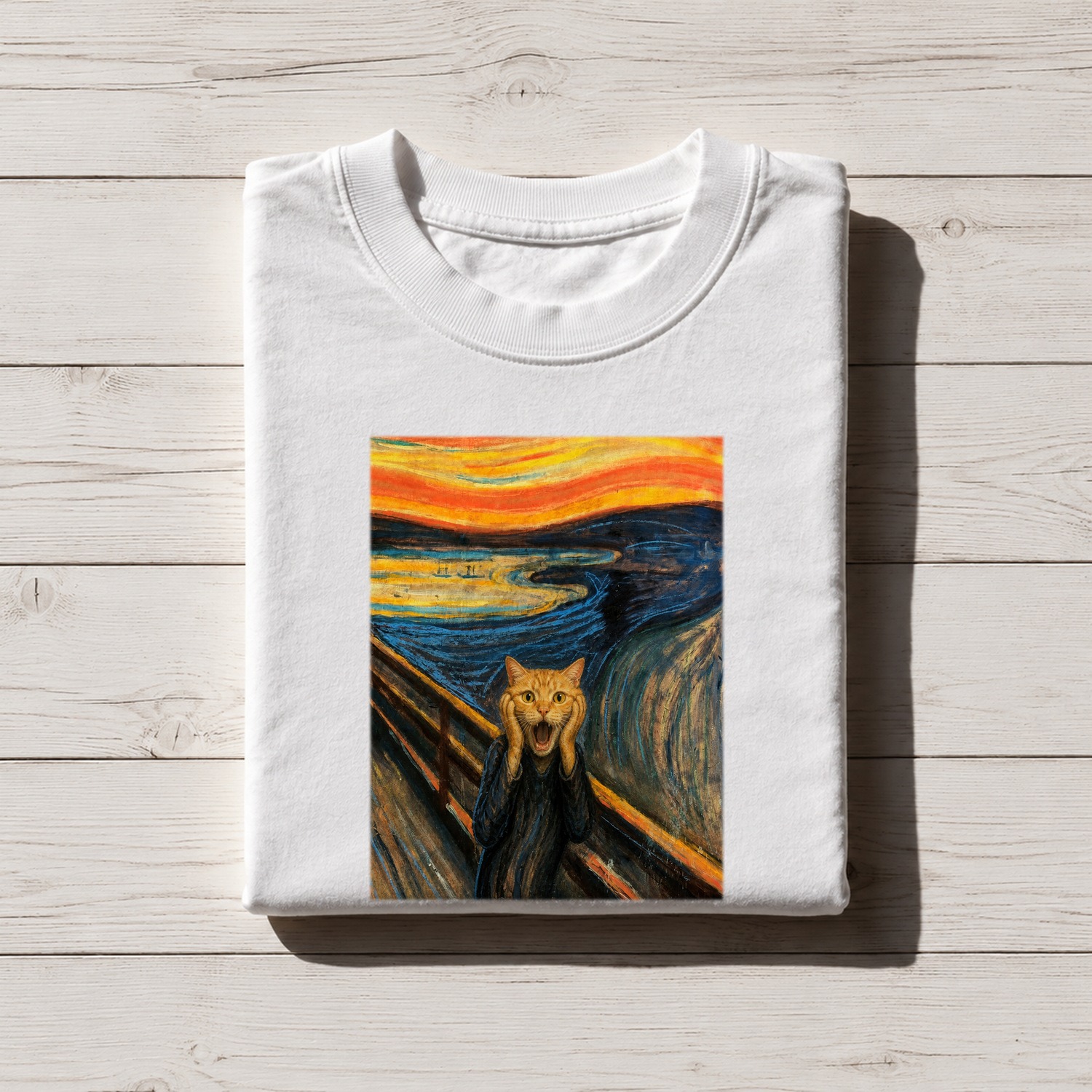 THE CAT SCREAM T-SHIRT