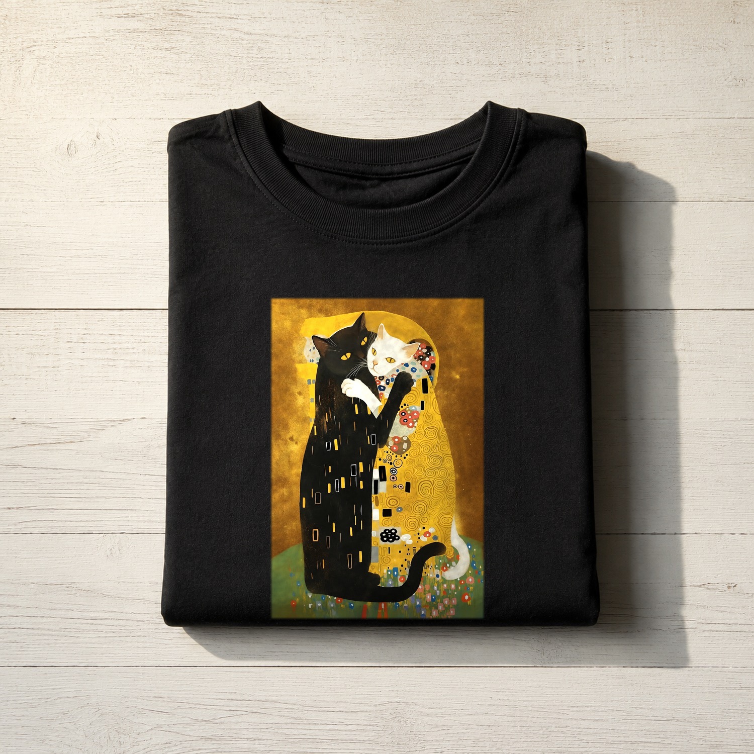 The Golden Feline Kiss