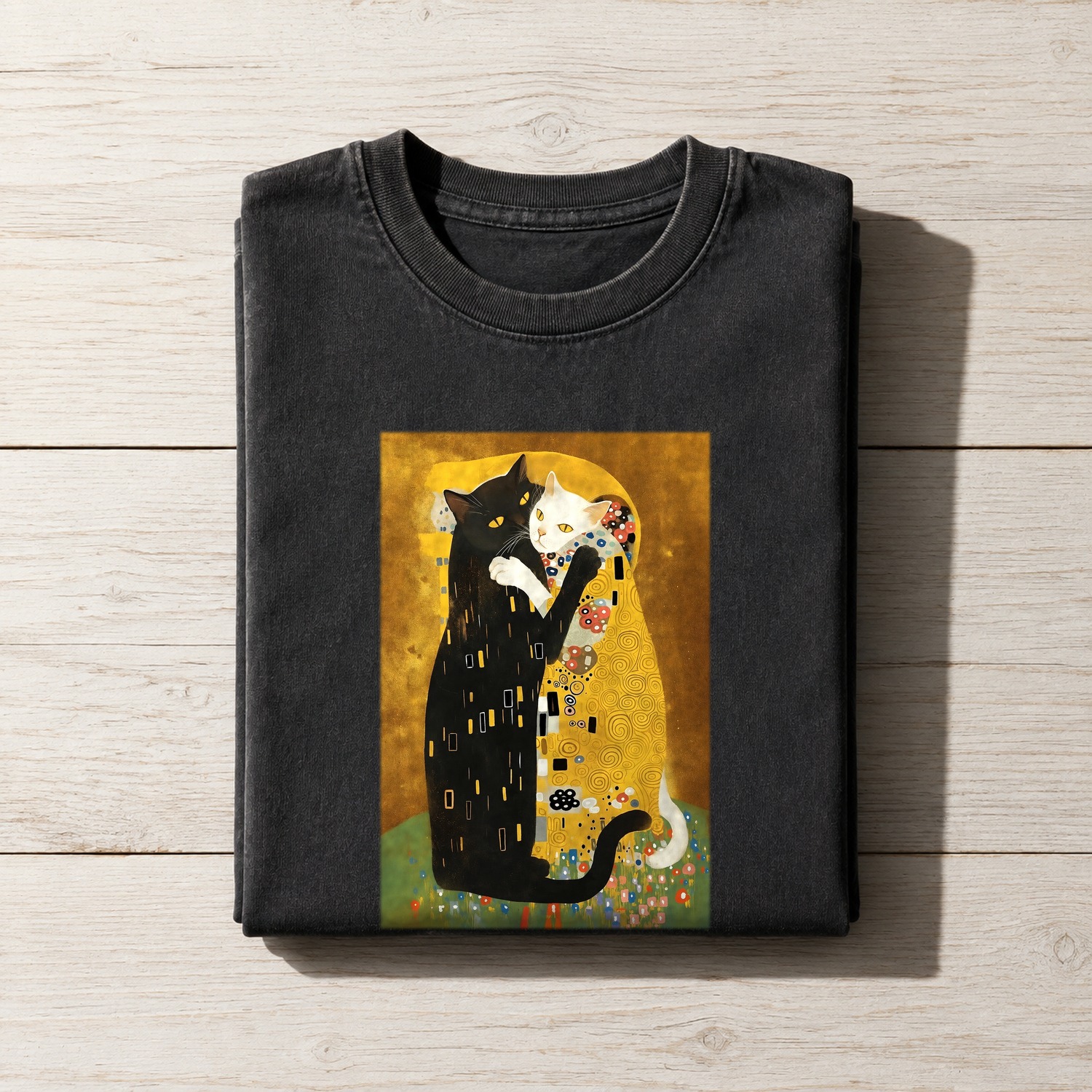 The Golden Feline Kiss