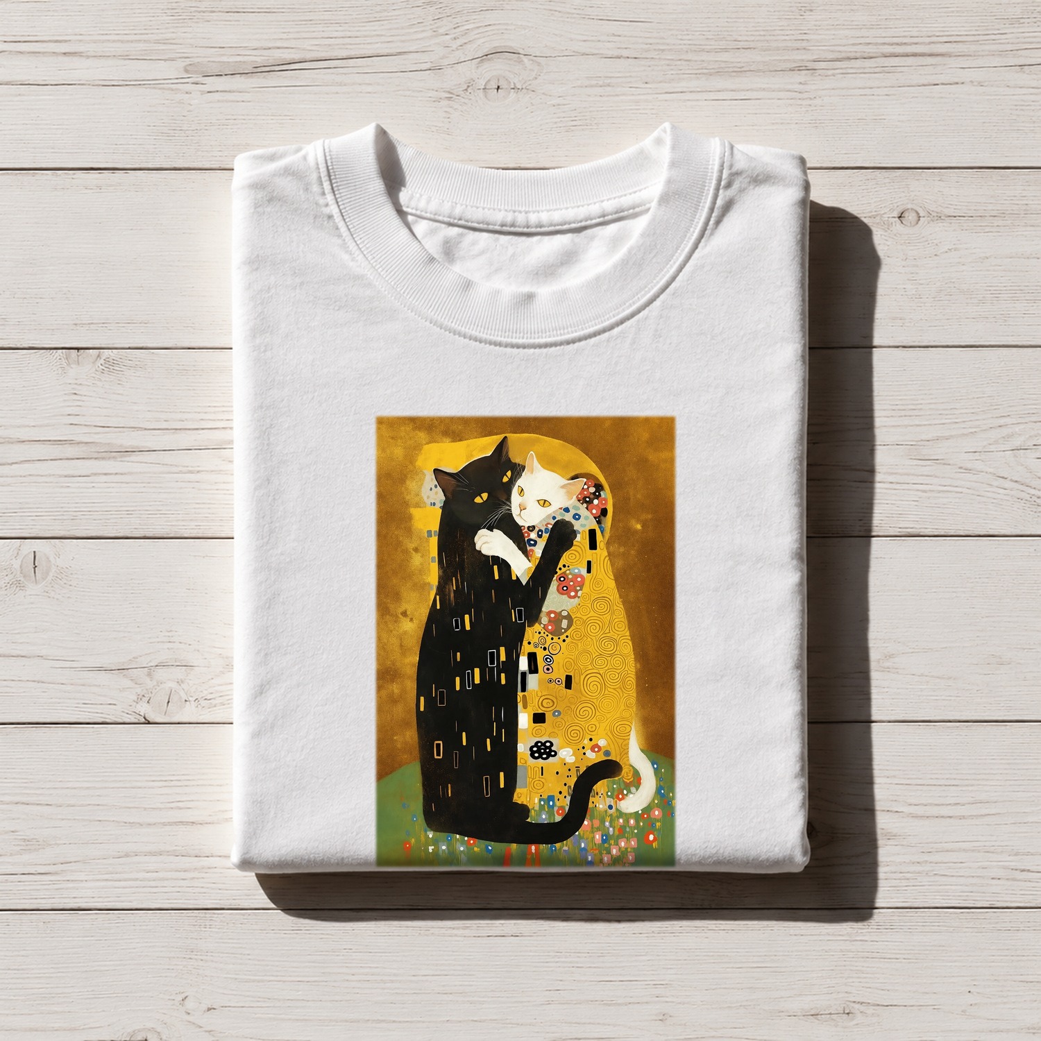 The Golden Feline Kiss