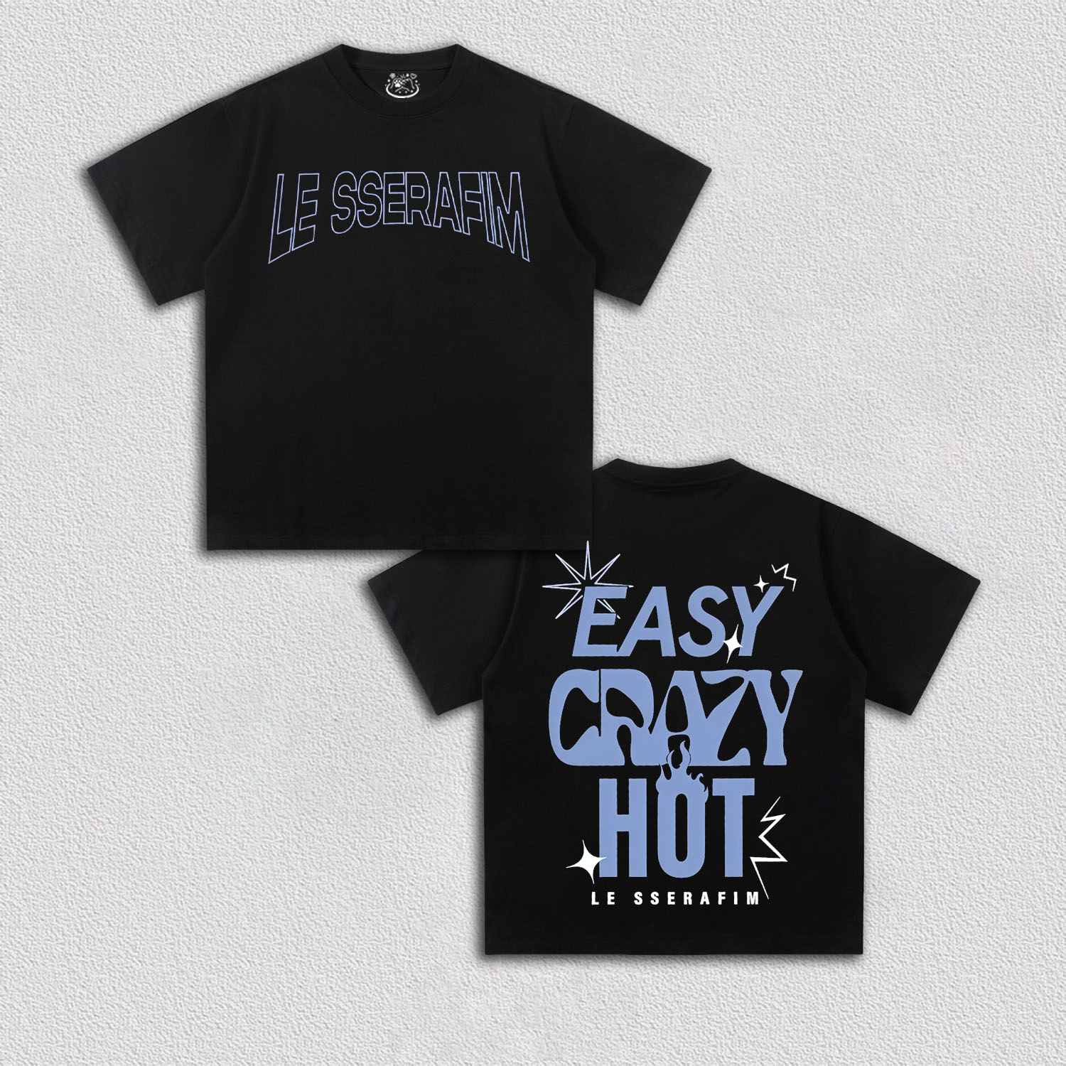 Le Sserafim North American Tour Easy Crazy Hot 2025 TEE