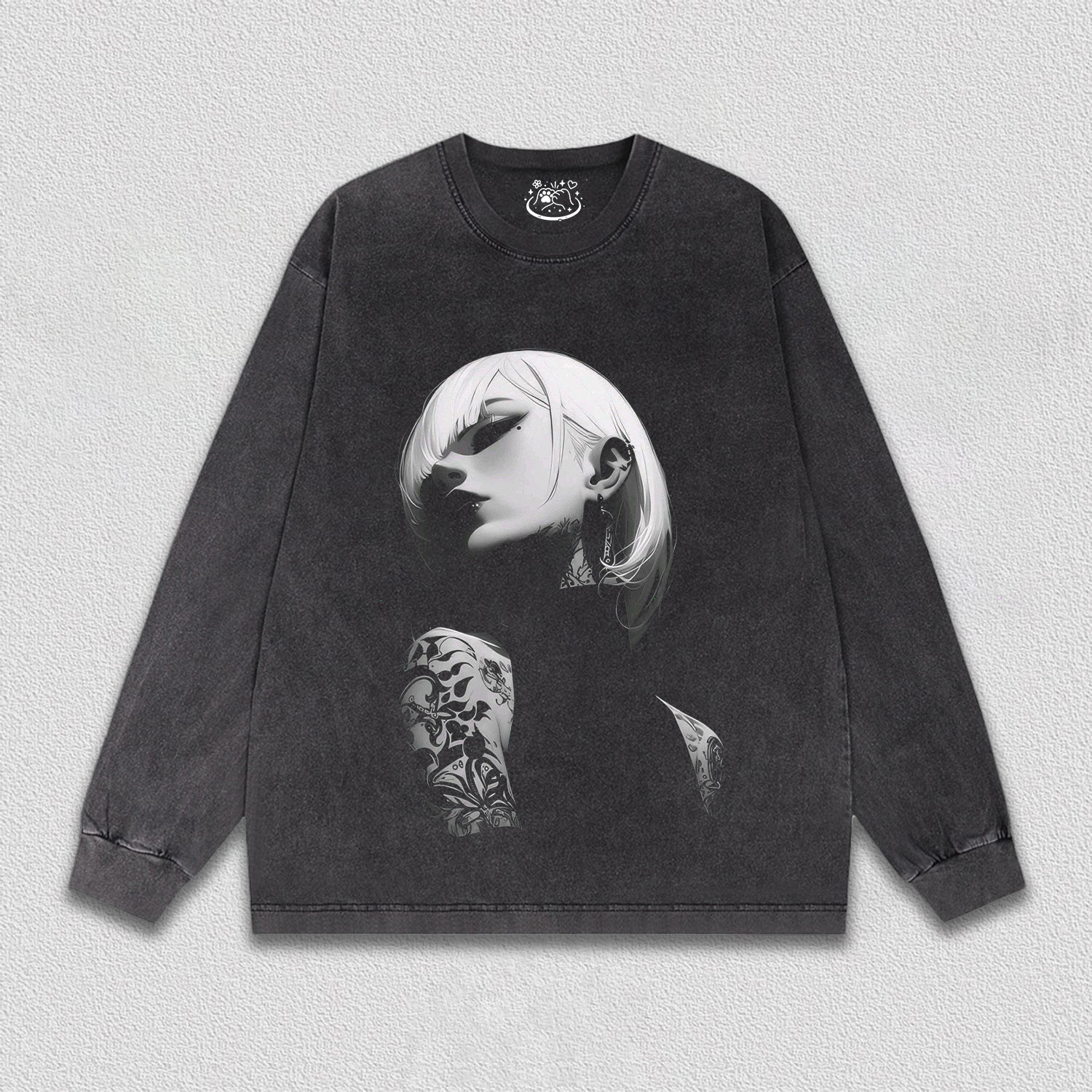 Anime Girl Tattoo T-shirt