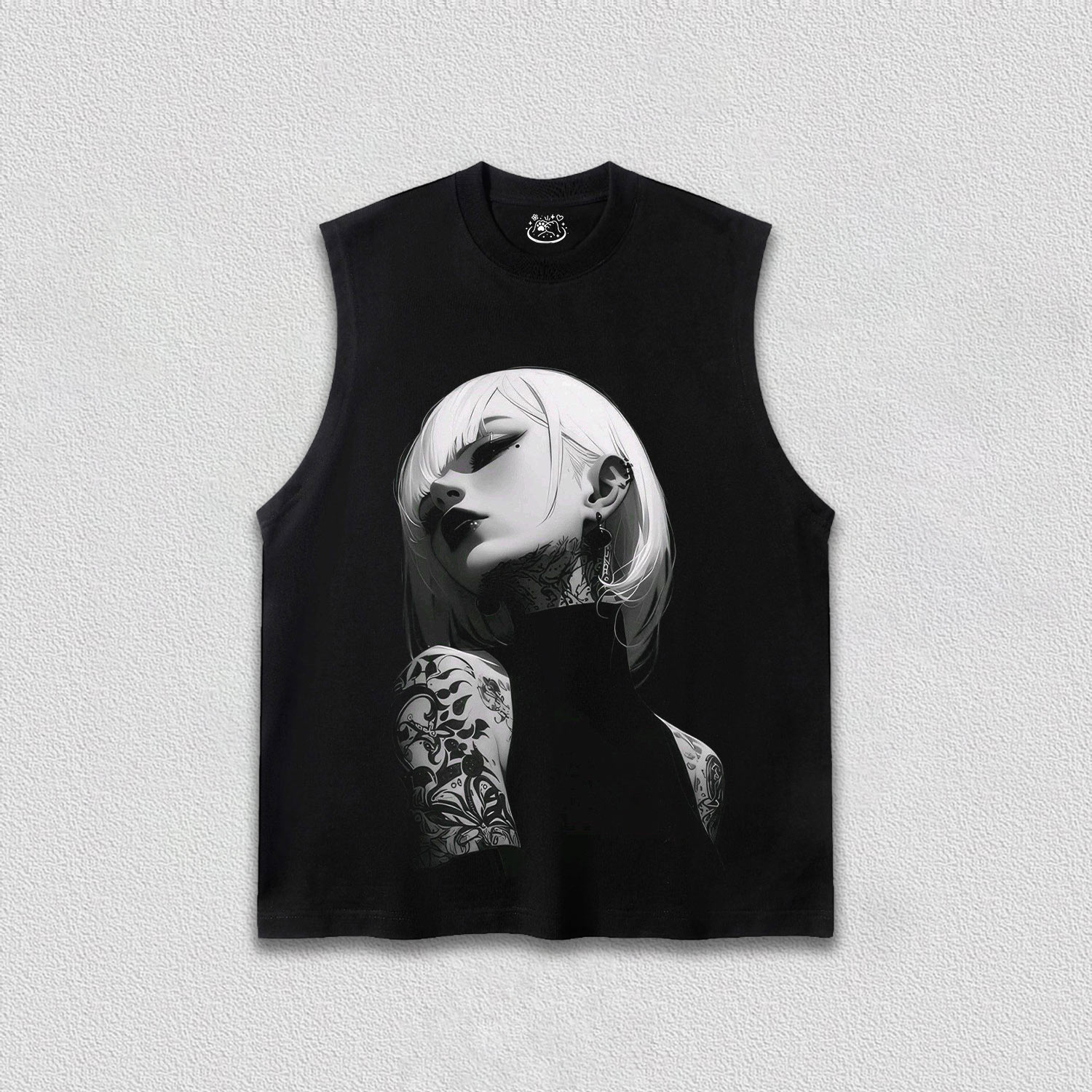 Anime Girl Tattoo T-shirt