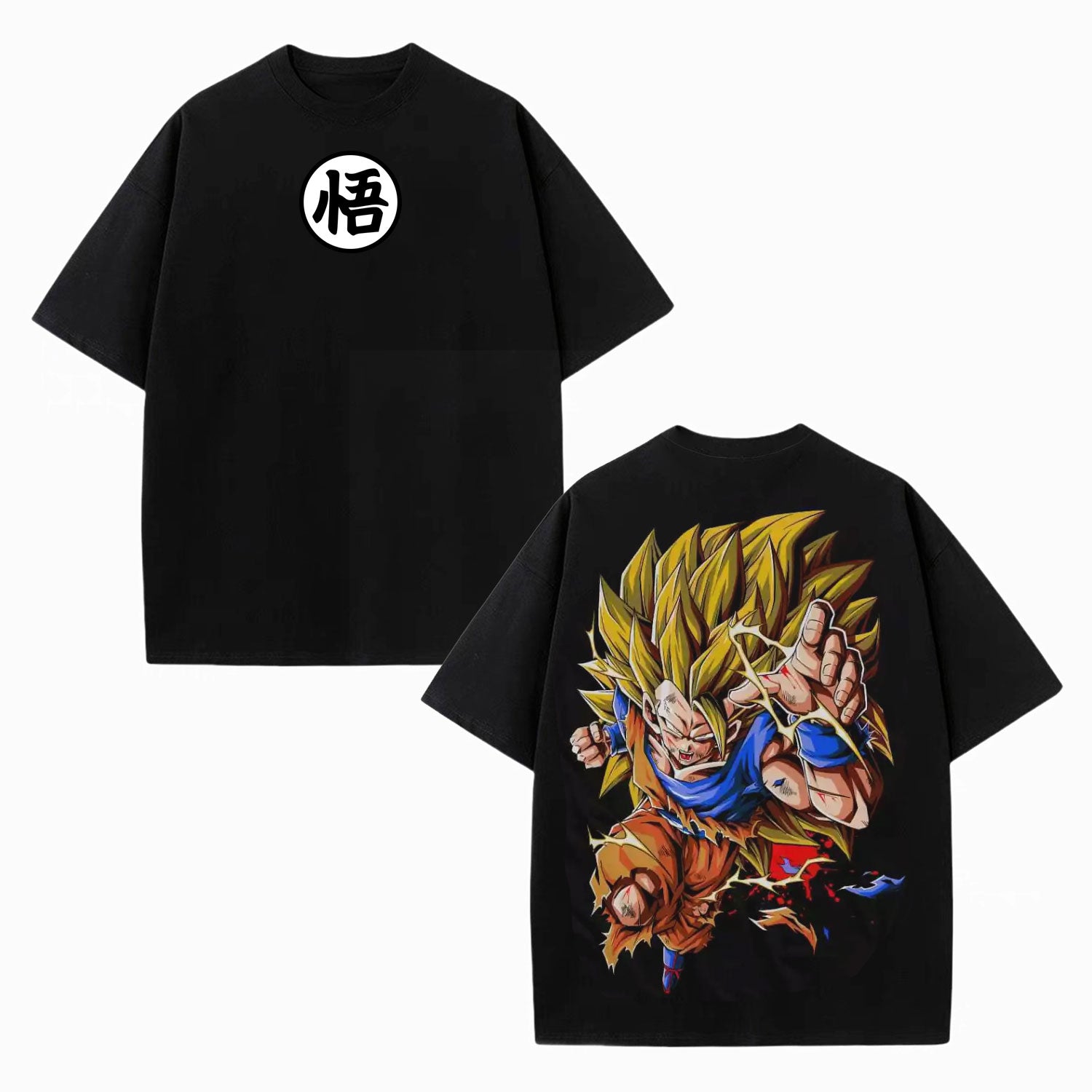 SON GOKU ANIME OVERSIZED TEE �?DRAGON BALL-[DS]