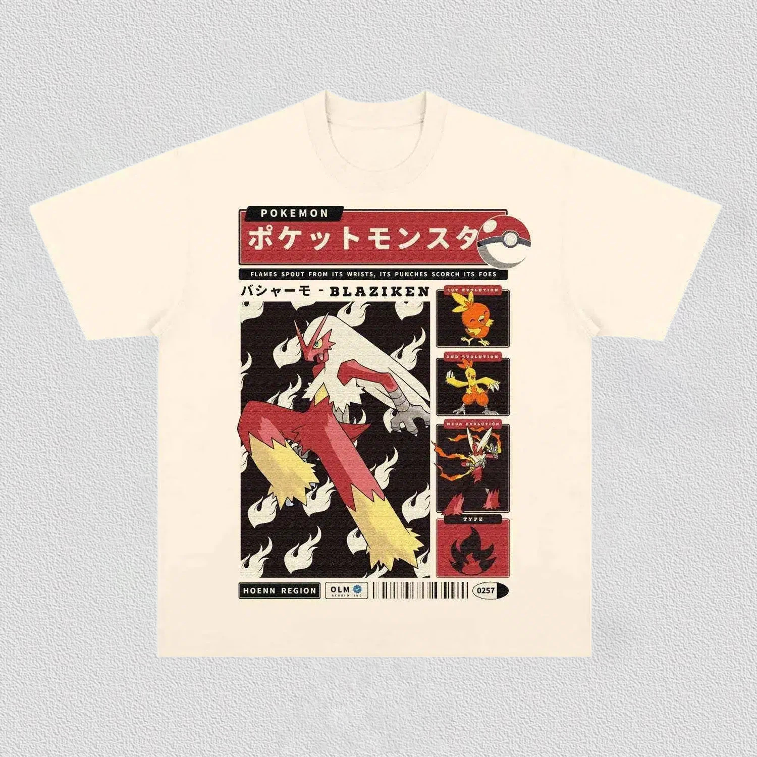 UNISEX ANIME INSPIRED VINTAGE TEE丨POKéMON-[FRONT]