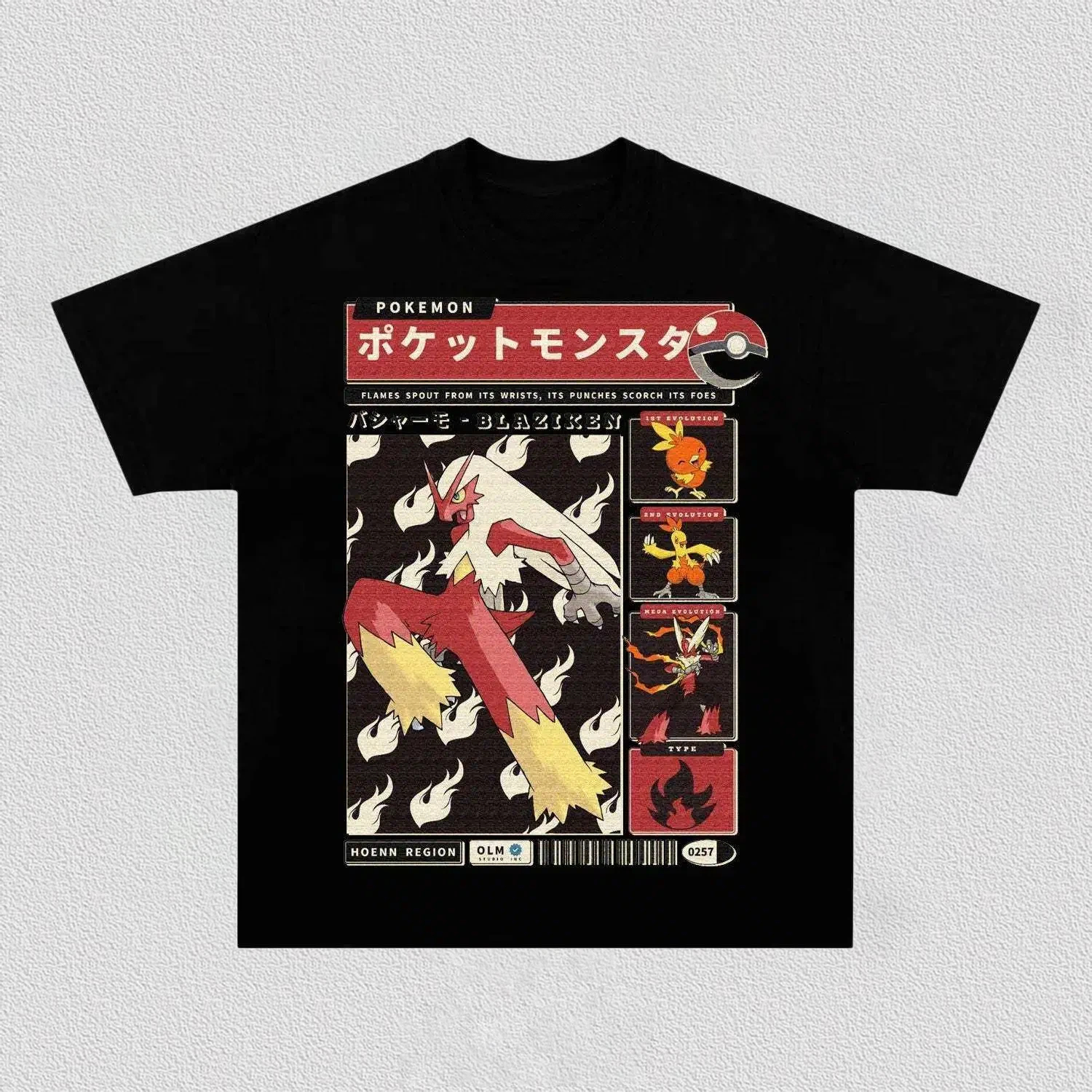 UNISEX ANIME INSPIRED VINTAGE TEE丨POKéMON-[FRONT]