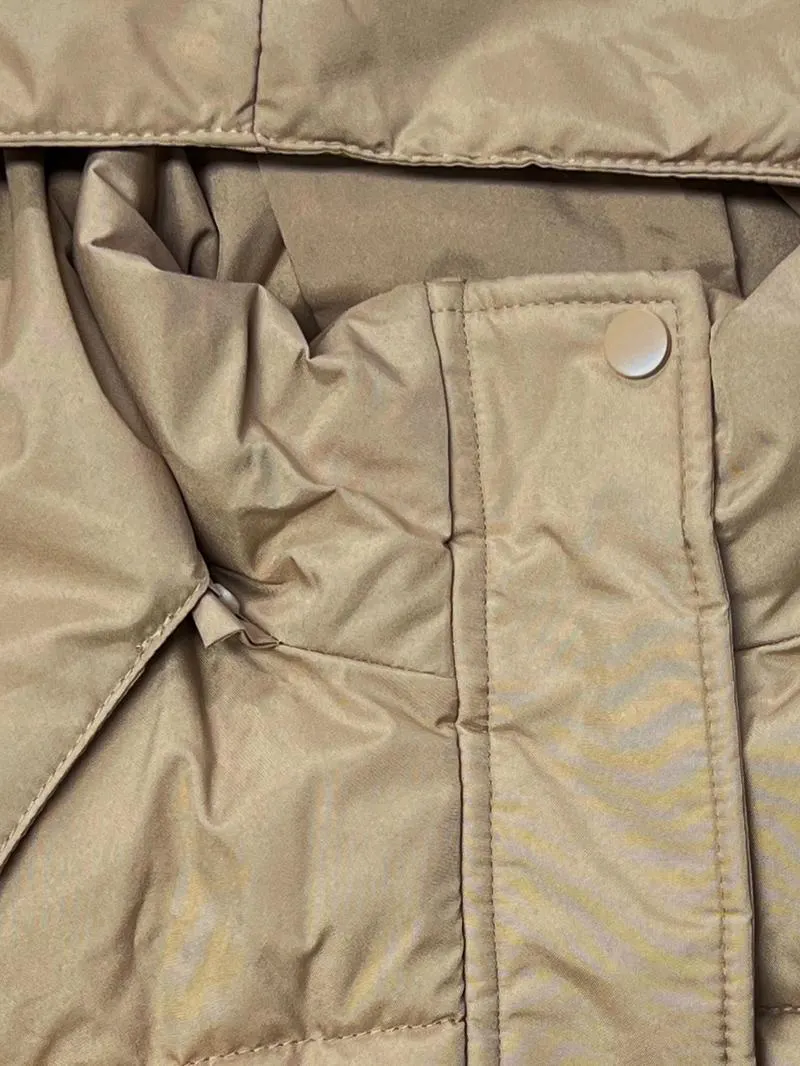 Versatile Plain Hooded Zip-Up Side Pocket Cotton Vest