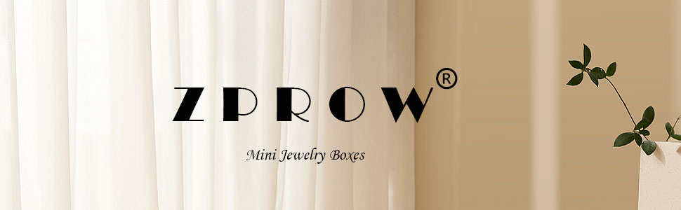 Mini Portable Jewelry Travel Boxes