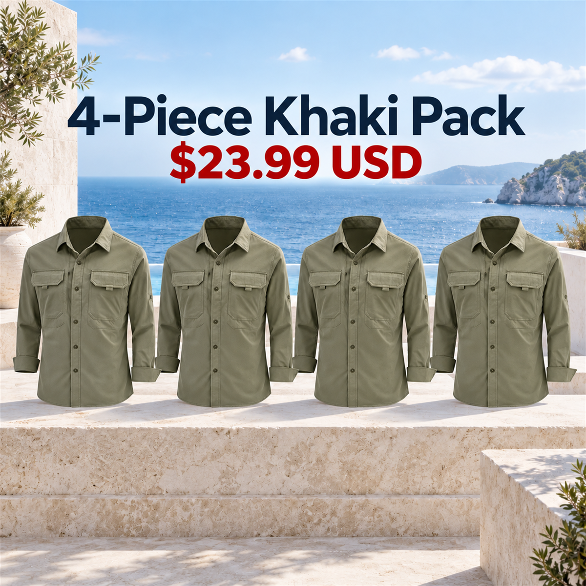 4-Piece Khaki Pack | exact multipack selection