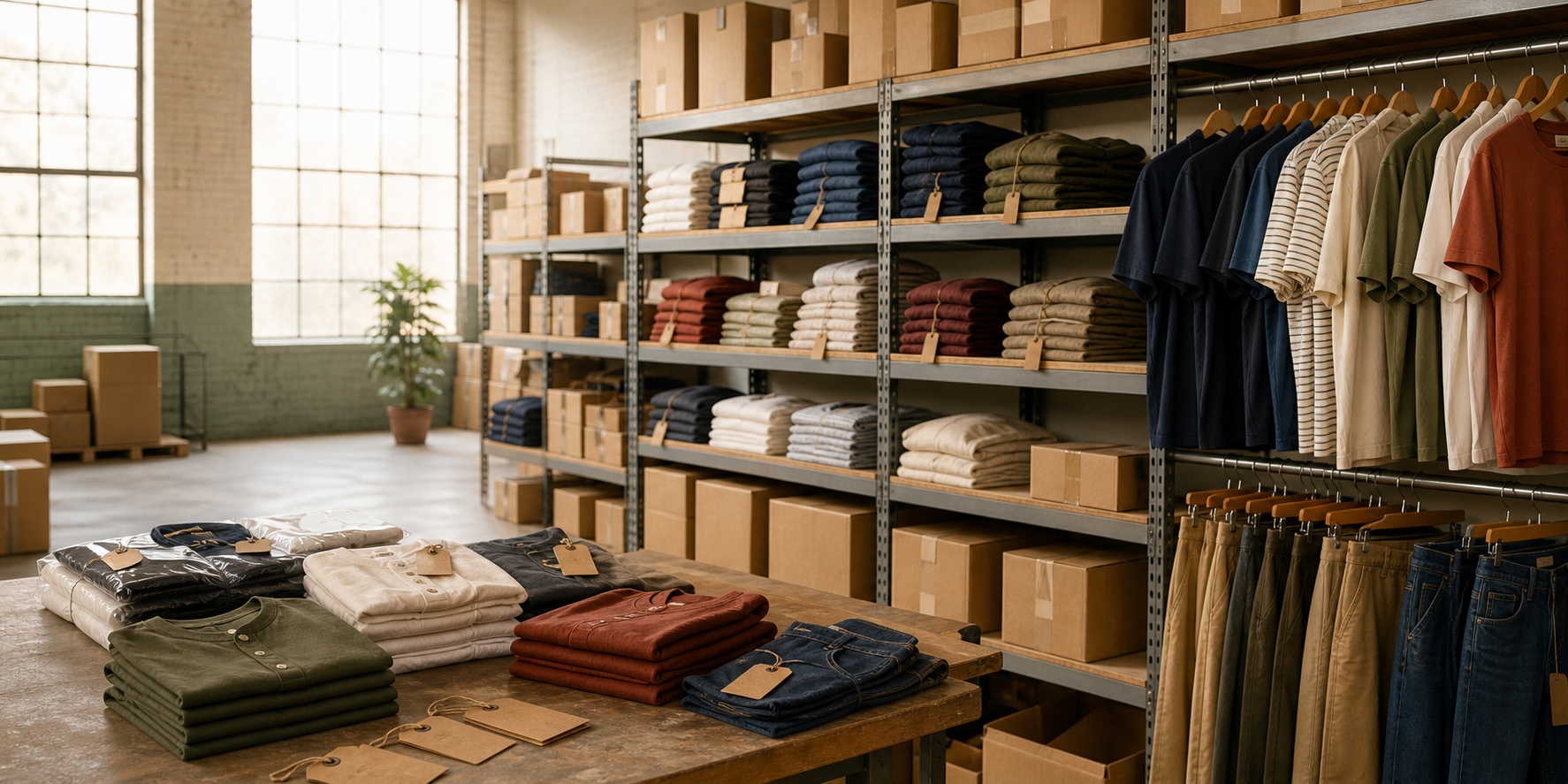 Hallcost factory outlet apparel warehouse