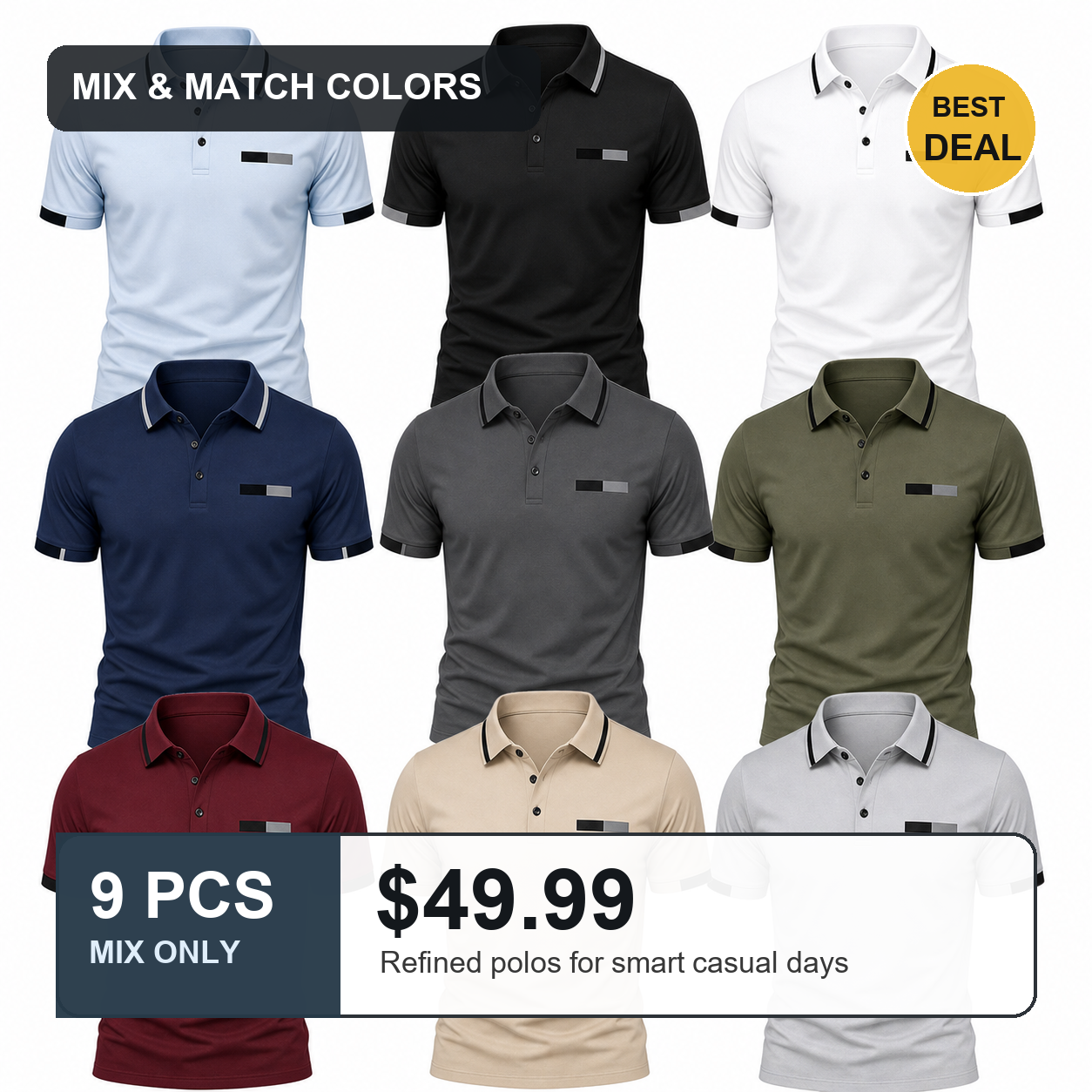 9 PCS MIX ONLY $49.99
