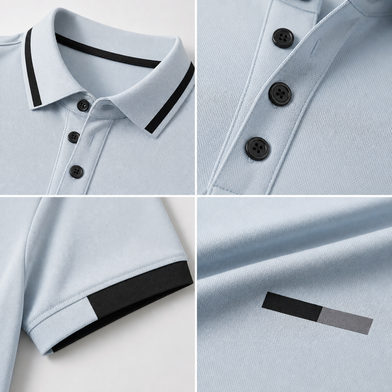 🔥CLEARANCE SALE🔥 Contrast-Trim Performance Polo - Details