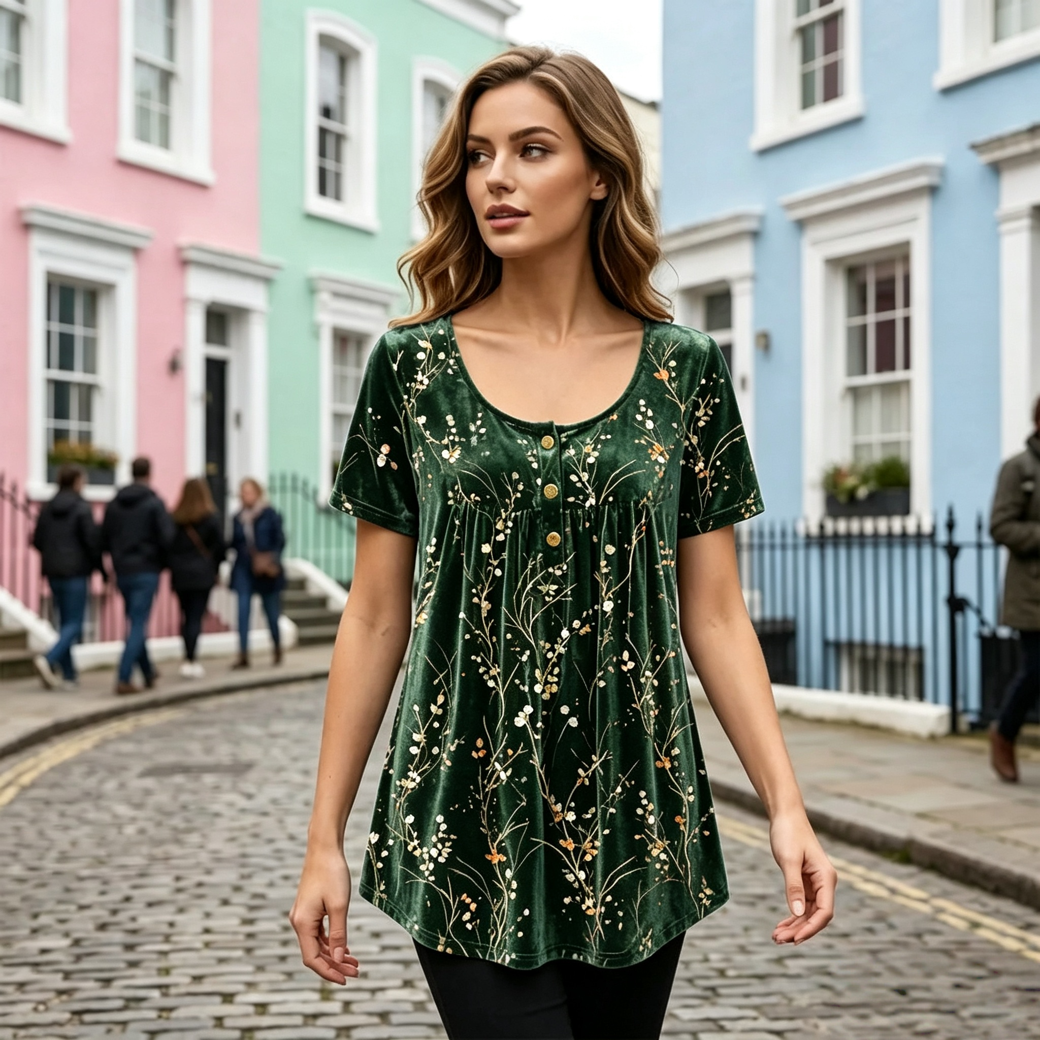 ✨✨Time-Limited Special⏰Women's Floral Print Pleated