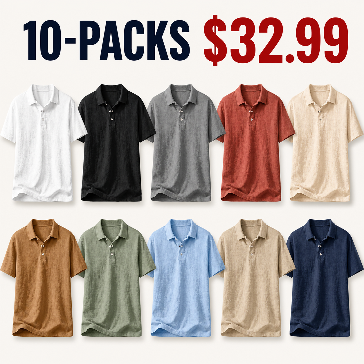 Men's Retro Solid Color Linen Shirt