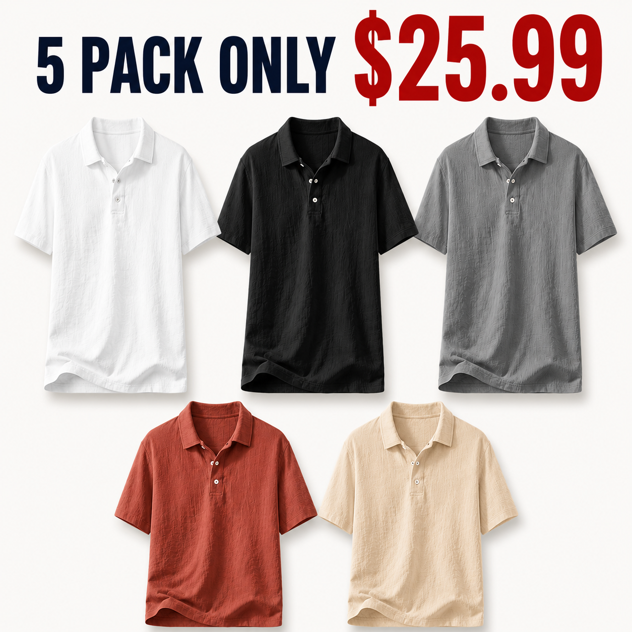 Men's Retro Solid Color Linen Shirt